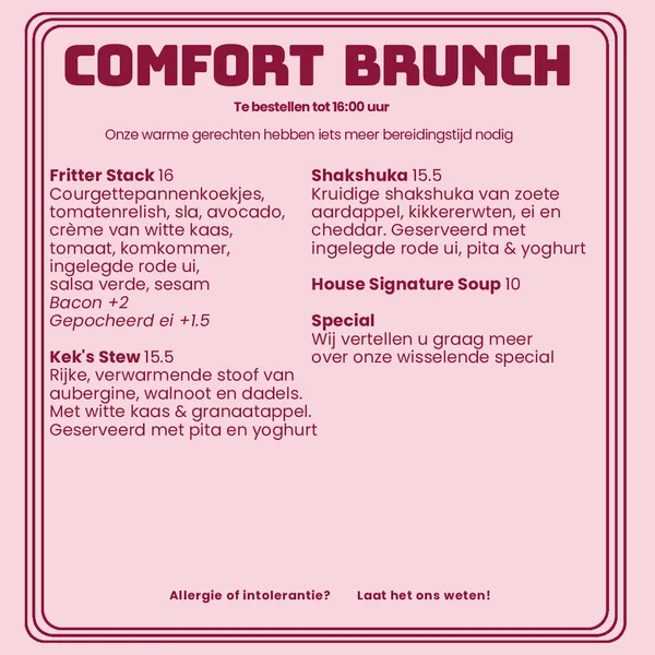 Comfort Brunch