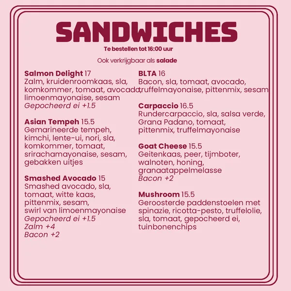 Sandwiches